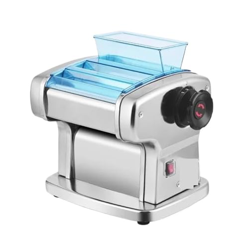 2枚刃電動麺機 家庭用電気自動小型ステンレス製パスタメーカー お手入れ簡単(2 blade with cover)