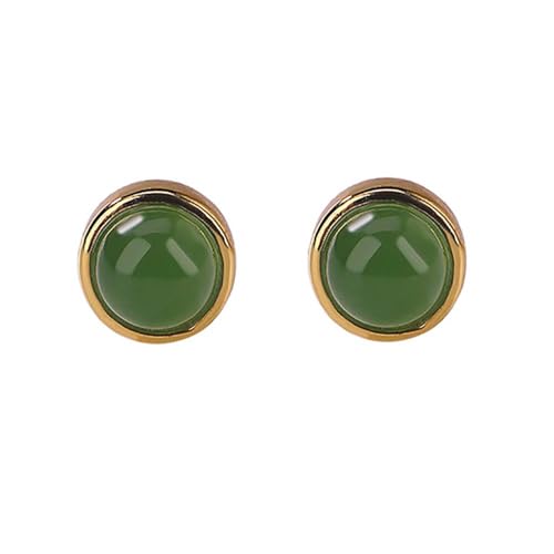 Bijoux Hotan en jade vert naturel : le cadeau idéal en argent sterling pour homme et femme