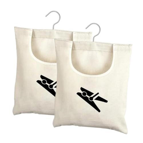 Bolsas colgantes para pinzas de ropa y orden en el tendedero exterior de tu terraza o dormitorio 8