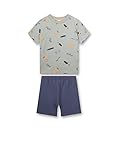 Skateboard Allover Sanetta Jungen 233141 Pyjamaset, Grey, 104