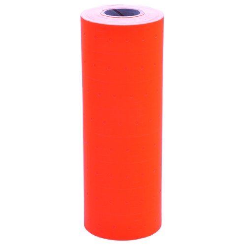 Fluorescent Red Labels to fit Towa® GS Series/Halmark/Century Price Guns 16 Pack (Free Ink roll Included)