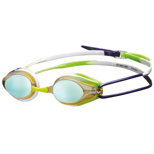 Image of Arena 92370 Other Tracks Mirror Racing Goggles (Yellow Purple Green)