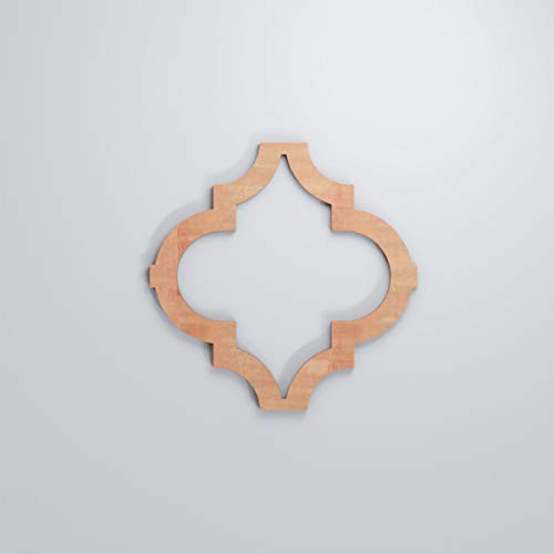 Image of Ekena Millwork WALW12X12X0375MRKCH Marrakesh 3 /8 inchT Decorative Fretwork Wall Panels, 11 3 /8 inchW X 11 3 /8 inchH, Cherry
