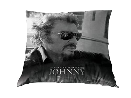 AYMAX S.P.R.L Polyester Coussin Johnny hallyday 40x40 cm