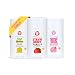 Natural Deodorant for Girls - All day Fresh Kids deodorant for kids 8+ - 24Hrs Protection with Moisture Absorption - High Performance (3Pack Combo) Vegan friendly deodorant + Cruelty-Free