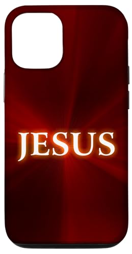 JESUS: Christian Faith Glowing Name of Christ Resurrection �X�}�z�P�[�X iPhone 12/12 Pro �p