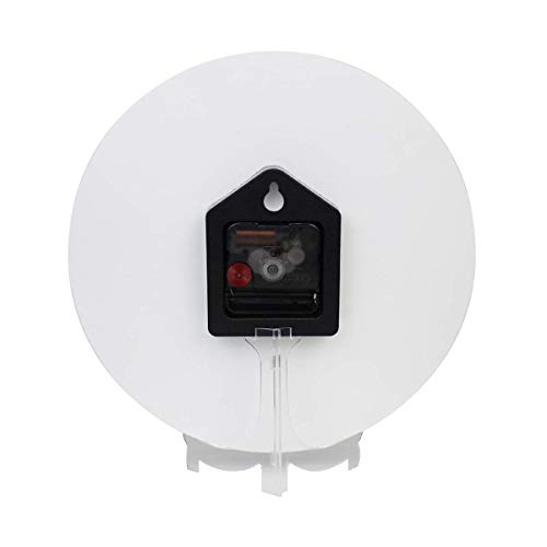 Horloge murale anti tic-tac silencieuse ronde 25,4 cm pour école