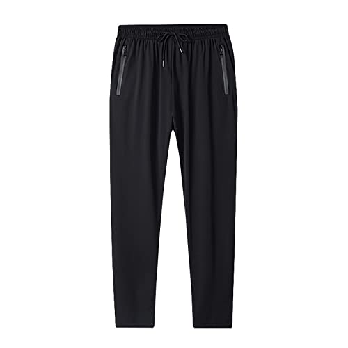 Stretch Jogginghose für Männer Baumwolle Sweathose Loose Fit Geradem...