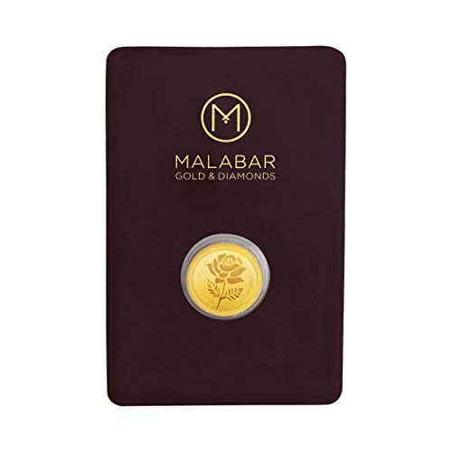 Malabar Gold & Diamonds 22k (916) 5 gm Yellow Gold Coin - Image 4