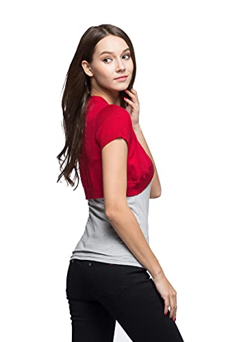 Image of Sofishie Trendy Short Sleeve Shrug Open Cardigan