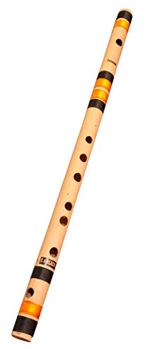 Foxit Professional Flutes C Sharp Medium Right Hand Bansuri Size 18.5 inches With Free Carry Cover (Image - 3)