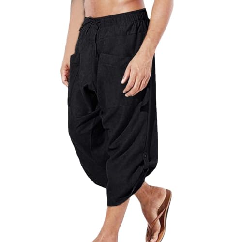 Pantalon médiéval confortable pour homme qui ne serre pas la taille en soirée