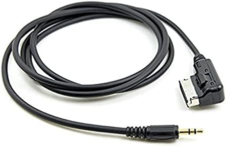Media In AMI MDI to Stereo 3.5mm Audio Aux Adapter Cable Compatible with Car Mercedes Benz