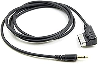 Media In AMI MDI to Stereo 3.5mm Audio Aux Adapter Cable Compatible with Car Mercedes Benz