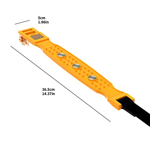 Mfuzop Universal Car Snow Chains 10Pcs Adjustable Anti-Skid Chains Tire Chains For Car/Suv/Atv/Trucks Emergency Winter Anti Slip Snow Tire Chains . #TOP1