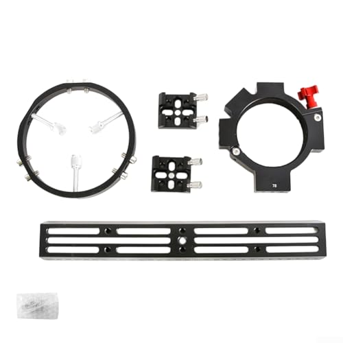 Placa de cola de milano y abrazadera de 78 mm Besttoolifes para cámaras ASI 3