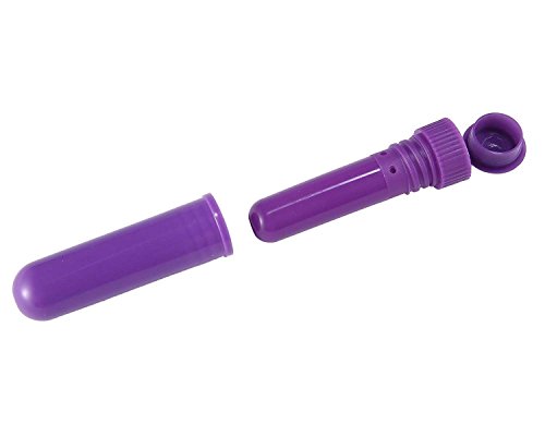 Onwon 24 Pcs Essential Oil Aromatherapy Inhaler, Refillable Nasal Inhaler Blanks With Unscented Wicks, Assorted Colors #TOP1