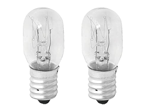 LEDLUX 2 Stück Kühlschrank-Glühbirnen, E14, 15 W, 230 V, 80 lm, 2800 K,...