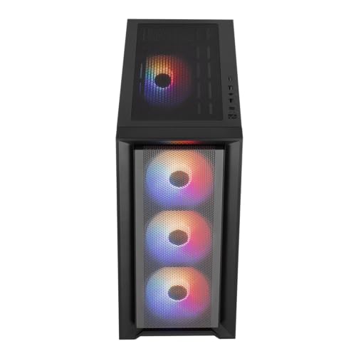 Caja PC Micro ATX Aerocool Tern Mini con 4 ventiladores FRGB y frontal mesh negro 3