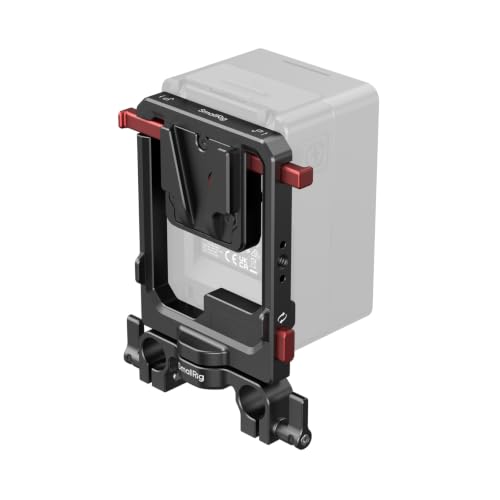 Image of SMALLRIG V Mount Battery X99 and Rotatable V-Mount Plate with Dual V-Locks and 15mm Dual Rod Clamp