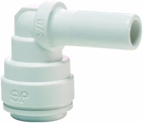 John Guest Speedfit PP221212W 3/8OD Stem - 3/8OD Plug-In Elbow, 10-Pack