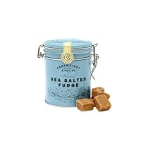 Cartwright & Butler Salted Caramel Fudge, blue tin, Weichkaramell mit Butter und Meersalz, blaue Dose, 1er Pack (1 x )