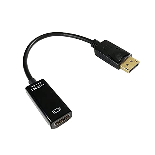 HDTV（タイプDからA）オスHDMIメスアダプタケーブルコンバータ HDMI オス VGA メス 変換アダプター 黒 D sub 15ピン 単方向