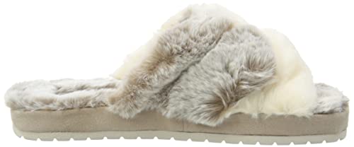 Skechers Skechers Women's Cozy SlideSneaker, Taupe, 9.5 US