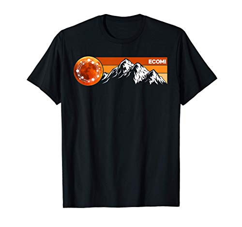 Ecomi to the Moon Shirt, Sunset Retro Crypto Camiseta