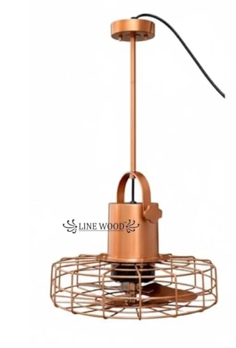 Image of 14 Inch Nautical Modern Ceiling Fan Industrial Wall Mount Pedestal Electric Fan Vintage Style Copper Finish Home Decor Accent For Bedroom Office Kitchen Cafe Restaurant Farmhouse Retro Display Fan