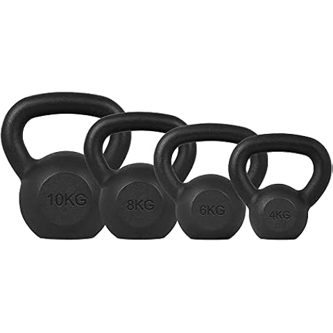 Xn8 Sports Cast Iron Kettle Bells Heavy Weight Gym Equipment for Home, Kettle Bell for Strength Cardio Training 12kg Kettlebell Cover