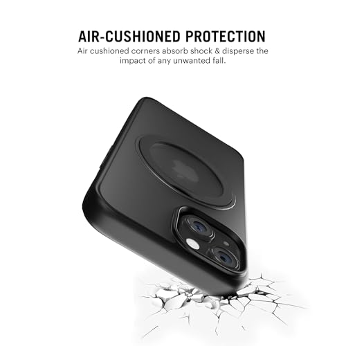 Image of DailyObjects Polycarbonate Case for iPhone 14 Compatible with Mag-Safe Wireless Charging,Halo 2.0 with Rotatable Stand Slim Shockproof Back Cover