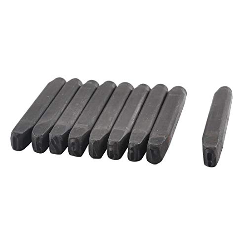 Ubersweet® 9 Pcs Metal Wood Stamping 6mm 0-St Number Stamps Punch