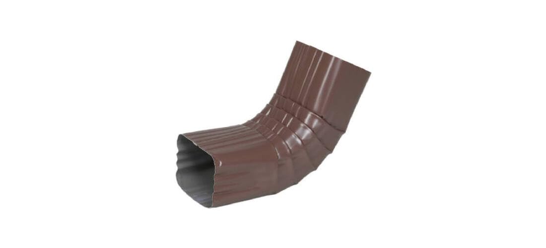 Amerimax Home Products 2526419 Gutter Front Elbow, Two-by-Three, Brown