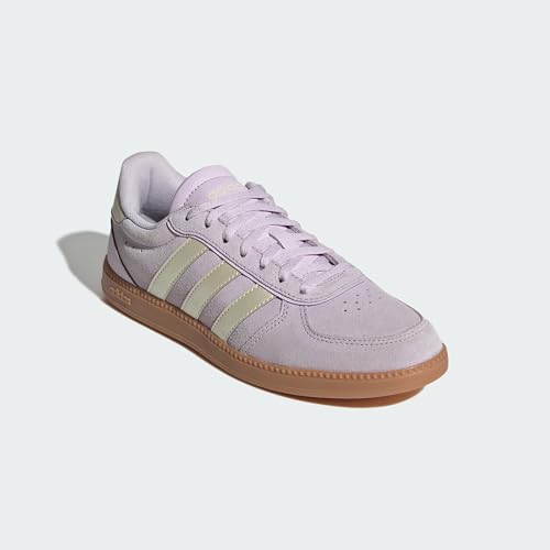 Image of adidas Womens Breaknet Sleek Suede Sports Shoes