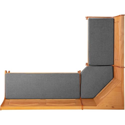 SECXEO Cojín para Banco A Medida & Cojín de Asiento | Tamaño Personalizado para Banco Esquinero en L, Ventanal y Jardín | Interior/Exterior, Antideslizante, Desenfundable