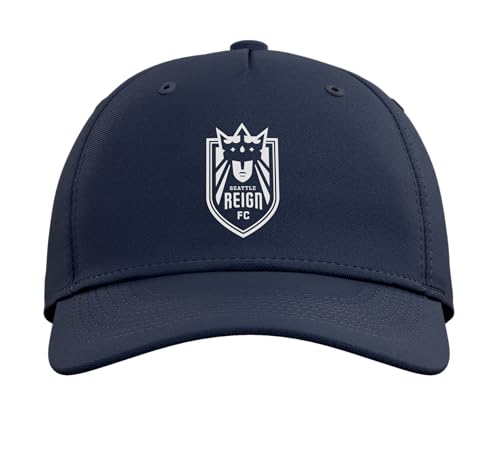 Gorra de béisbol ajustable con logo blanco oficial NWSL Seattle Reign FC miniatura 2