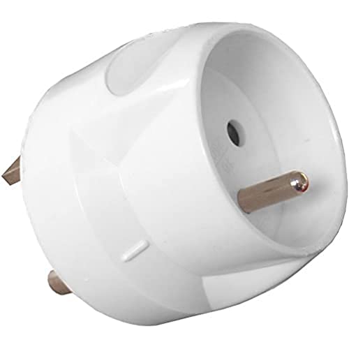 Inotech - Adattatore presa M 20A a F 16A, colore bianco