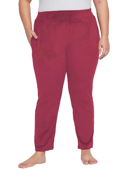 camey Women's Winter Soft & Warm Velvet Lower/Track Pant/Pyjama with 2 side pockets-picture-23