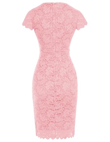 Image of GRACE KARIN Cocktail Dresses for Women Cap Sleeve Lace Dress