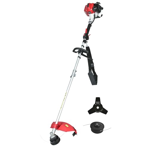 PowerSmart Weed Wacker Gas Powered, 2-Cycle 25.4cc Gas String Trimmer/Edger, 16