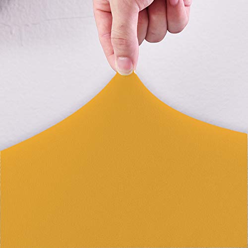 KELUINA Hoge rug Effen Stof Stretch XL Stoelhoezen voor Eetkamer, Spandex Grote Eetstoel Slipcovers voor Home Living… - Afbeelding 8