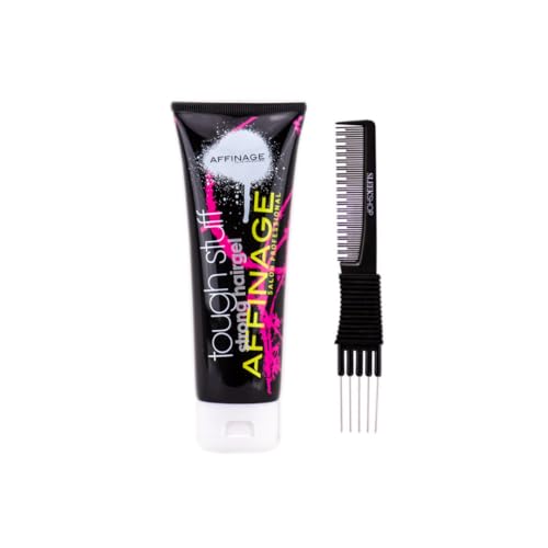 Gel Fuerte para Cabello Affinage Tough Stuff 4.23 oz + Peine