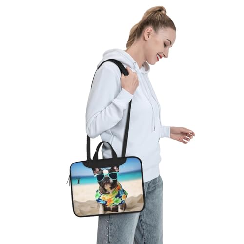 Bolso para portátil French Bulldog para verano miniatura 3