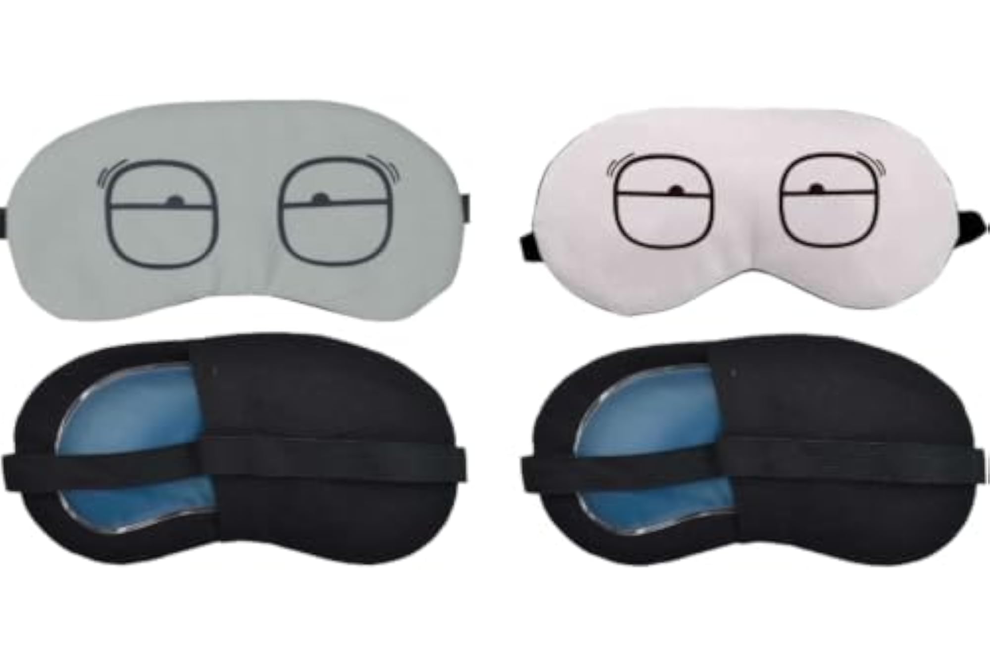 Cooling Gel Eye Mask for Sleeping, Reusable Hot & Cold Therapy