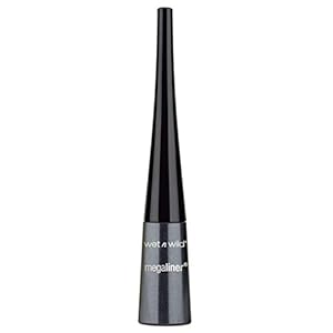 Wet n Wild, MegaLiner Liquid Eyeliner, Vloeibare Eyeliner met Flexibele Applicator, Make-up voor de Ogen, Vloeibare en…