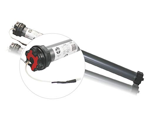 Preisvergleich Produktbild h Rollladenmotor / Rollladenantrieb, automatische Endlageneinstellung, automatische Hinderniserkennung, Blockiererkennung, 10 Nm mit Adapter für 60 mm 8-Kantwelle,Steckverbindung