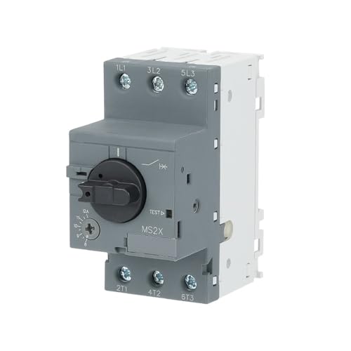 Protector de motor MS2X evita motores quemados con este disyuntor de 4-6.3A