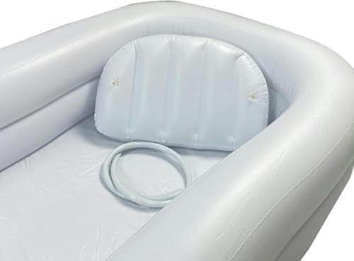 Baignoire gonflable avec pompe médicale et kit de douche résistant - 6