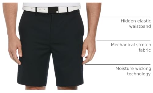 Image of PGA Tour Men's 9 inch Golf Shorts with Expandable Waistband, Flat Front, Moisture-Wicking, Sun Protection, Stretch, Lightweight